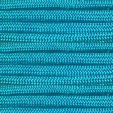 Imagem de Pulseira de sobrevivência de paraquedista 3 em 1 com fivela e bússola de emergência – Disponível em e tamanhos de pulso de 7, 8, 9 polegadas (turquesa neon, 22,8 cm)