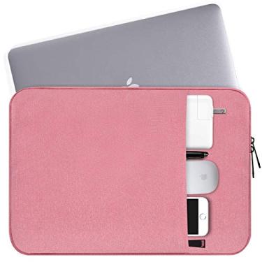 Imagem de Capa protetora para laptop de 15,6 polegadas à prova d'água compatível com MacBook Air, MacBook Pro, Acer ASUS Lenovo HP Toshiba Sony Samsung LG Dell MSI GL62M 15,6 polegadas Chromebook, rosa, 13 - 13.3 Inch