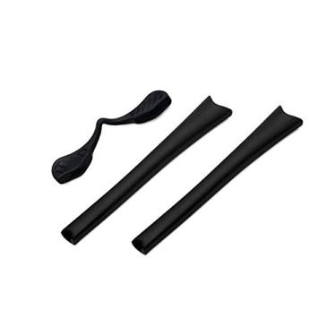 Imagem de Glintbay Kit de borracha para protetores de nariz e meias auriculares para Oakley Radar Path | Pitch | Range | Óculos de sol Edge - Preto