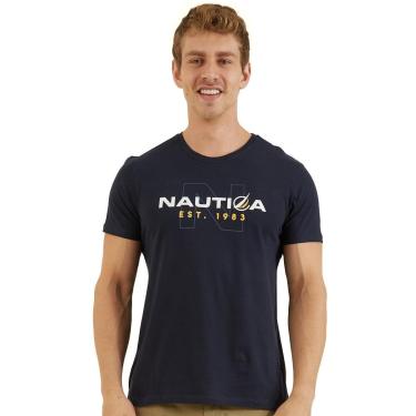 Imagem de Camiseta Nautica Masculina Outline N Est. 1983 Azul Marinho-Masculino