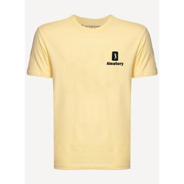 Imagem de Camiseta Aleatory Estampada Rubber Amarela-Masculino