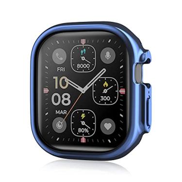 Imagem de Compatível com Apple Watch Ultra 2/Ultra 49 mm Capa protetora de tela TPU macio à prova de choque para Apple Watch Ultra 2/Ultra 49 mm (azul)
