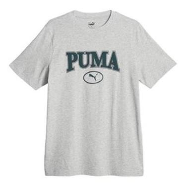 Imagem de Camiseta Puma Squad Light Heather Masculina-Masculino