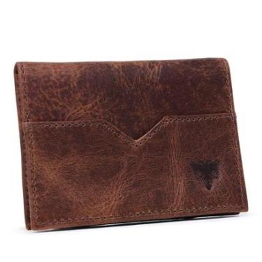 Imagem de Carteira Cavalera Masculina Em Couro Látego Caramelo 16010516LM-Unissex