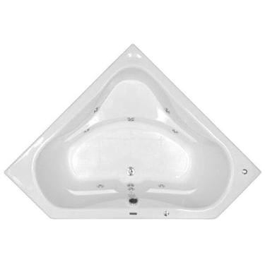 Imagem de Banheira Hidromassagem Astra Quantum Luxo 190cmx140cmx55cm - 04 Jatos Gel Coat P1 Sem Aquecedor 110V