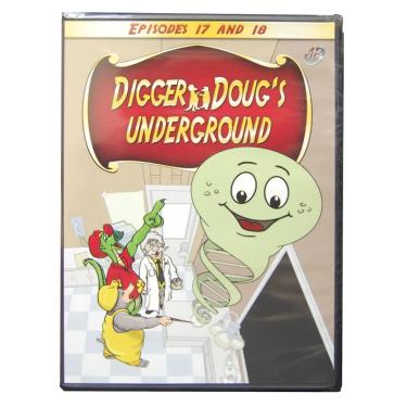 Imagem de Digger Doug's Underground DVD Episode 17&18 Coal-The Age of The Earth& Complex Design of Human Body-Natural Selection-Mutations-Creation-God-Human Body-Design=Science-Kids Songs-Songs for Kids-Science Kids DVD-Creationism vs Evolution Answers-Mystery