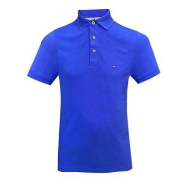 Imagem de Camiseta Polo Masculina Tommy Hilfiger 1985 Azul-Masculino