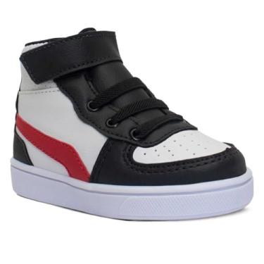 Imagem de Tenis Infantil Cano Alto Nº 22 ao 27 Botinha Menino Menina 11.104 (Preto, BR, Criança de 4 a 8 anos, Numérico, 26)