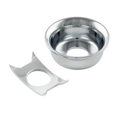 Imagem de Musiclily Pro Tradicional Estilo Copa Tele Jack Plate Placa de Jack para Guitarra Fender Telecaster, Cromado