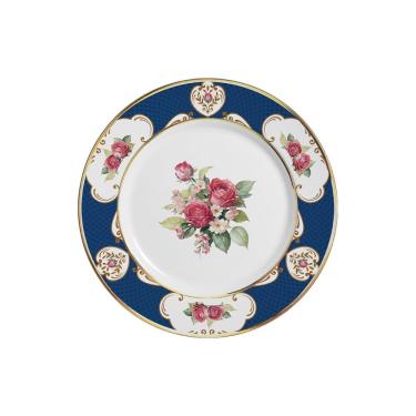 Imagem de Conjunto com 6 Pratos de Sobremesa Singapura Azul Ø21cm