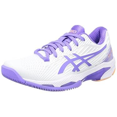 Imagem de ASICS Tênis feminino de cano baixo, 50,5 EU, Ametista branca, 35