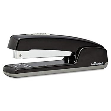 Imagem de Bostitch Office Grampeador profissional de metal para mesa, capacidade para 20 folhas, sem atolamento, indicador de fornecimento de grampos, base de borracha, preto