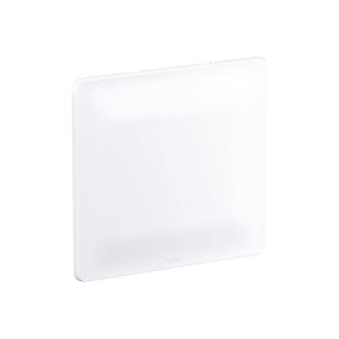 Imagem de Placa 4X4 Cega Com Suporte Branco 680173 Pial Zeffia