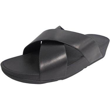 Imagem de Fitflop Lulu Cross Slide Feminino, Preto, 8