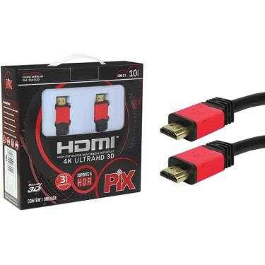 Imagem de Cabo HDMI 10 Metros 2.0 PLUS ULTRA HD 4K 3D PIX 018-1120