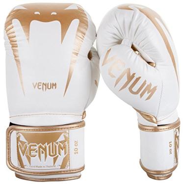 Imagem de Venum Giant 3.0 Boxing Gloves - Nappa Leather - White/Gold-8 oz