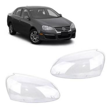 Imagem de Par Lente Farol Dianteiro Jetta 2006 2007 2008 2009 2010 novo - Automo
