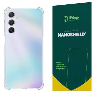 Imagem de Kit Capa Case Para Galaxy M54 Anti Impacto + Película Hprime - Danet, 