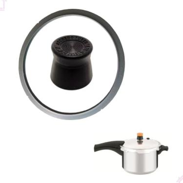 Imagem de Kit Borracha E Peso Original Panela De Pressão Rochedo Turbo Top 7,6 Litros