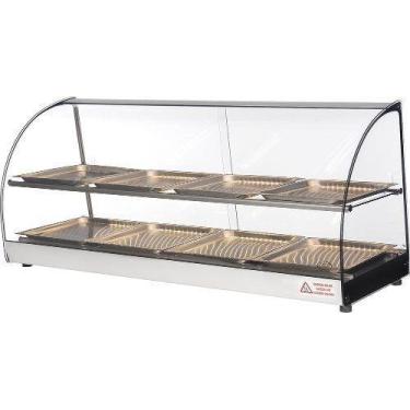 Imagem de Estufa Quente Dupla 8 Bandejas AMLD Cinza Caliope Titã, 220V