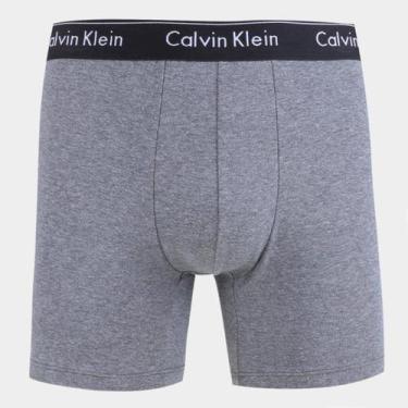 Imagem de Cueca Boxer Calvin Klein Modern Cotton, Grafite, P
