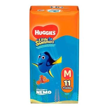 Imagem de Fralda Descartável Huggies Little Swimmers M - 11 Tiras