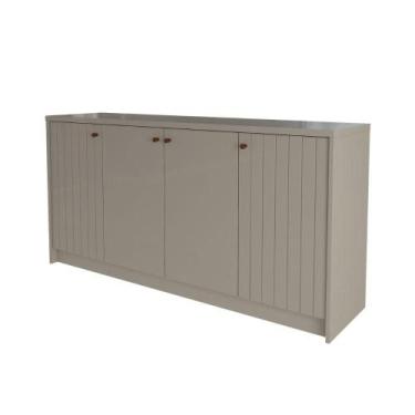 Imagem de Buffet Para Sala De Jantar 4 Portas Mdf 3 Prateleiras Lia Cimol - CIMO