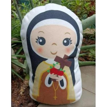 Imagem de Almofada Naninha Santinhos Bebê - Santa Teresinha - Fe em Quadros