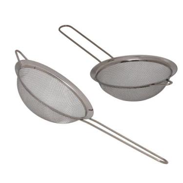 Imagem de Peneira Inox 10cm Manual Com Suporte de Apoio Premium - Quality House
