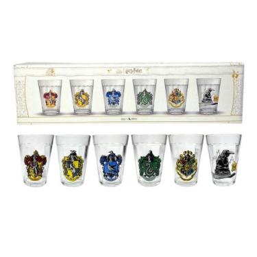 Imagem de Kit 6 Copos Americanos de Harry Potter 19ML Casas- Allmix