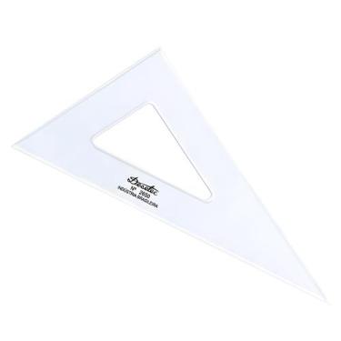 Imagem de Esquadro Acrílico Desetec Trident 60 50cm sem Escala 2650