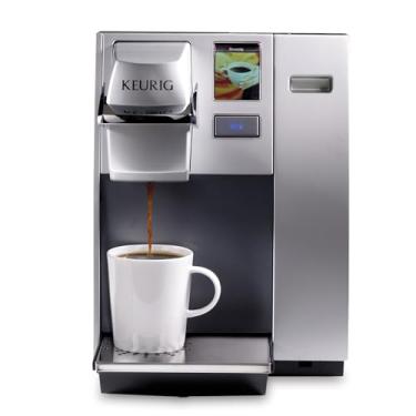 Imagem de Keurig K155 Office Pro Commercial Cafeteira, Single Serve K-Cup Pod Coffee Brewer, Prata, Extra Grande Reservatório de água de 2,5 g