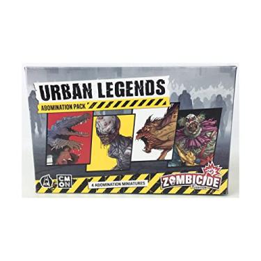 Imagem de CMON Zombicide 2ª Edição Urban Legends - Expansão para Zombicide 2ª edição - 4 Novas Abominações com Regras Especiais - 1 a 6 Jogadores - 14+