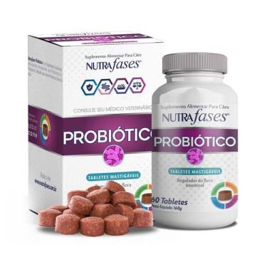 Imagem de Suplemento Alimentar Nutrafases Probiótico para Cães - 60 Tabletes - V