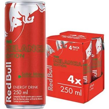 Imagem de Energético Red Bull Energy Drink, Melancia, 250 Ml (4 Latas) - RedBull