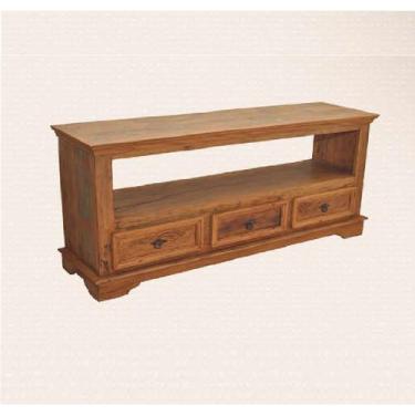 Imagem de Rack Aparador Rustico Valencia 1,5m 3 Gavetas 1 Prateleira Madeira de 
