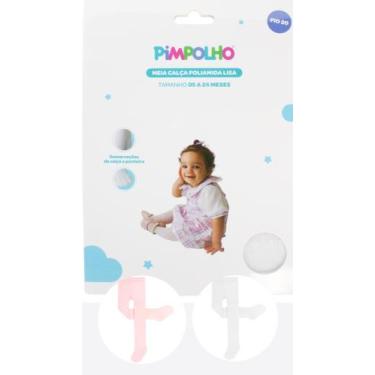 Imagem de Meia calça infantil Rosa 05 a 24 meses - Pimpolho