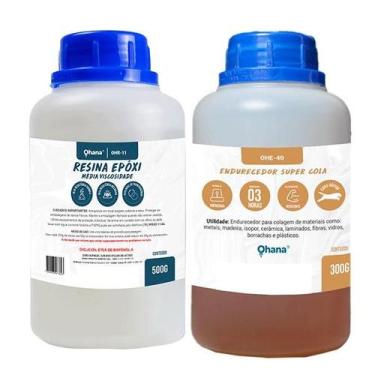 Imagem de Resina Epóxi Super Cola para Madeira 800g - Ohana