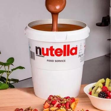 Imagem de Nutella 3kg Original Balde Gigante Creme de Avelã- Oferta - Ferrero Nu