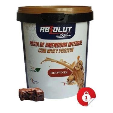 Imagem de Pasta De Amendoim Absolut Gourmet 1,005kg Sabores, Brownie
