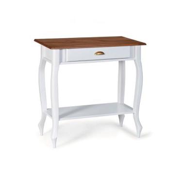 Imagem de Bancada Aparador Mini Lavabo 1 Gaveta Pés Luiz XV Dália 3062 Linz Móve