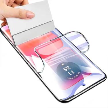 Imagem de CUFEREDU 2 peças protetoras de tela frontal flexível para Motorola Moto G54 6,5 polegadas 3D filme de hidrogel TPU transparente sensível ao toque desbloqueio de impressão digital não vidro temperado