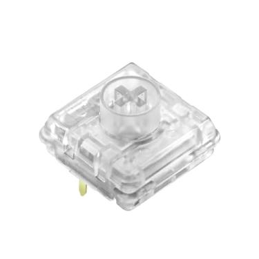 Imagem de ONEED Crystal Switch Kailh Choc V2 Interruptores de cristal de baixo perfil personalizado para controle sem alavanca e teclado mecânico Cosmoxgaming com todos os botões (20 peças)
