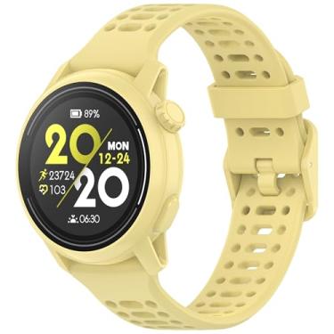 Imagem de hengkang Pulseiras de relógio de 22 mm adequadas para COROS PACE 3, mulheres e homens, pulseiras de substituição de silicone de liberação rápida para smartwatch COROS APEX 46 mm/COROS APEX PRO