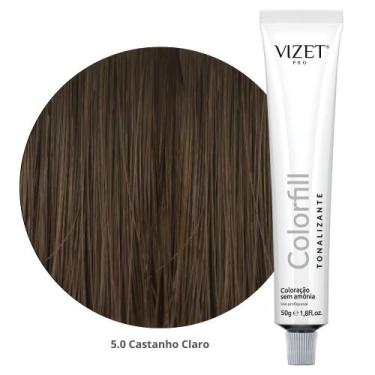 Imagem de Tratamento Tonalizante Colorfill 5.0 Castanho Claro 50gr Vizet