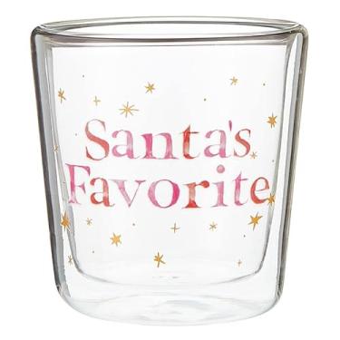 Imagem de Slant Collections Copo de coquetel de Natal com parede dupla à moda antiga, 400 ml, o favorito do Papai Noel