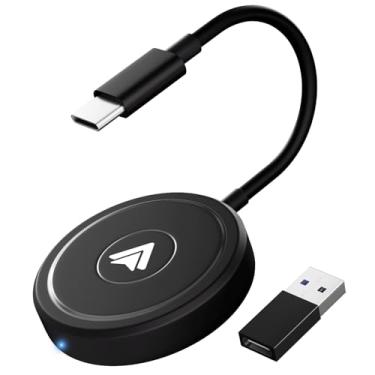 Imagem de Android Auto sem fios Adaptador, Android Auto Wireless Dongle converte Android Auto com fio a sem fios Android Auto para carros depois 2017