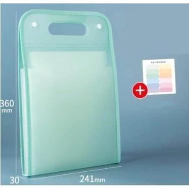 Imagem de Pasta de Arquivo A4 Organizadora de Arquivos Sanfonada Material Escola