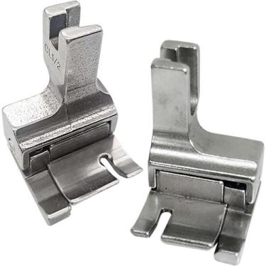 Imagem de 2 Calcador Compensado Pesponto 1/2 Dir Esq Reta Industrial - Evolvere