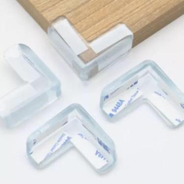 Imagem de Kit 4 protetores de silicone para quinas - bazar do saara